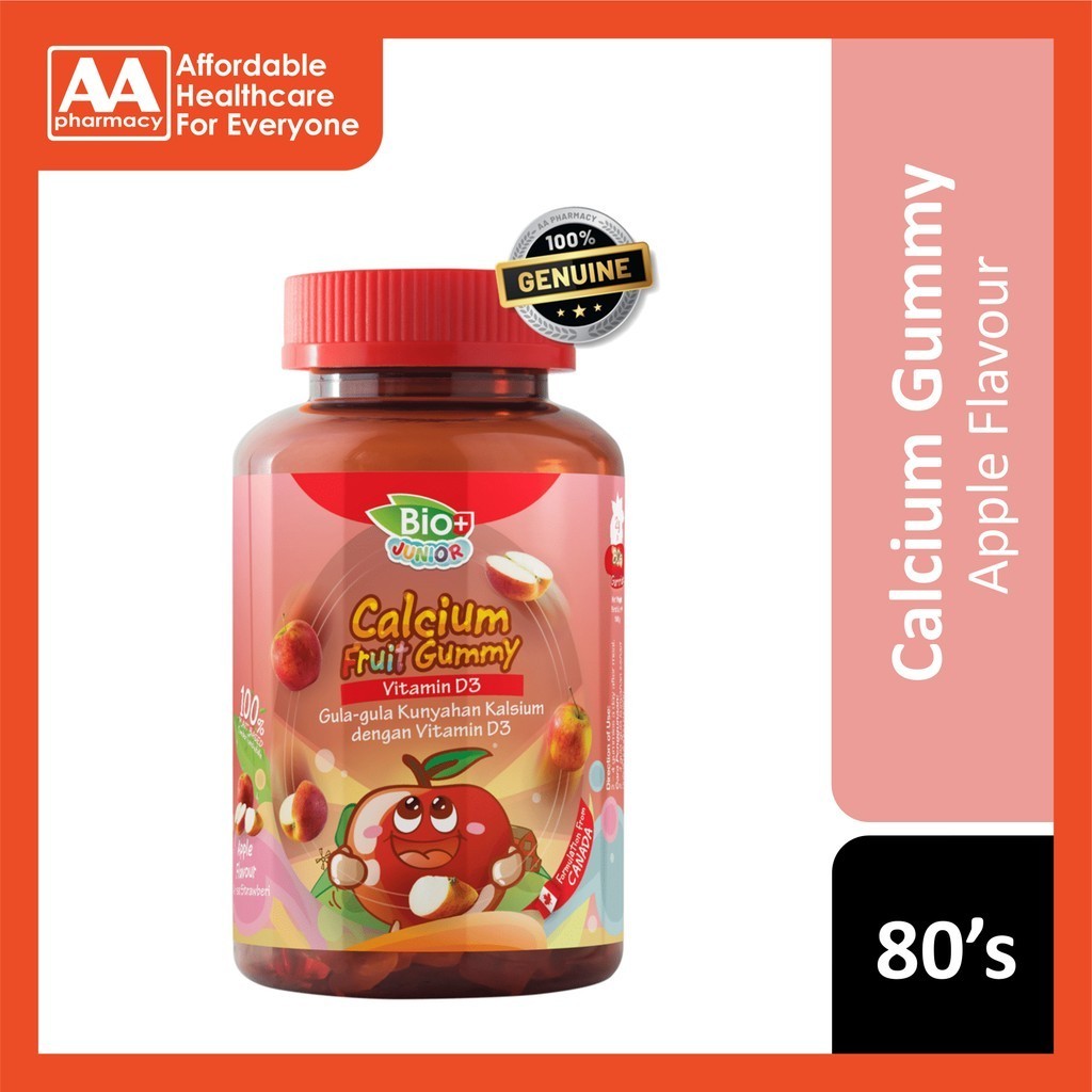 BioPlus Junior Calcium Gummy 80's (Apple) | Shopee Malaysia