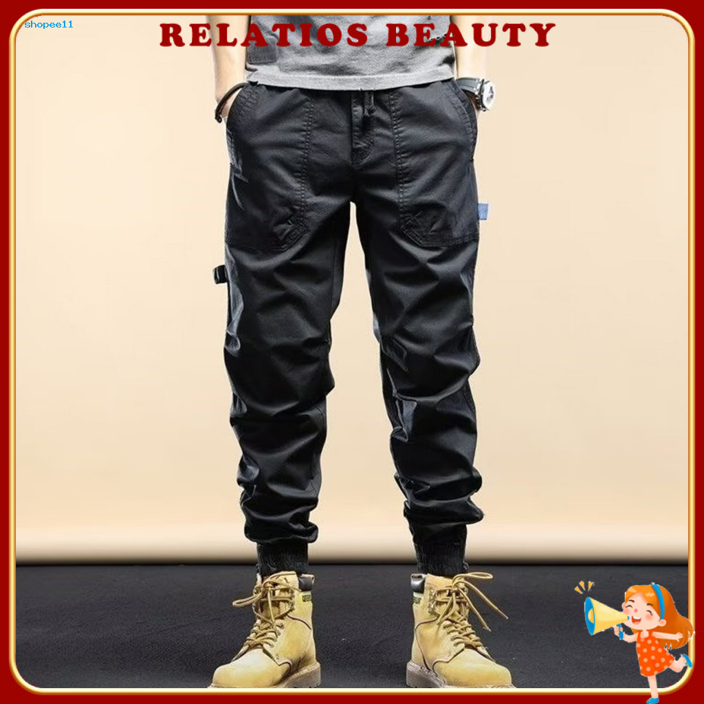 Cargo pants drawstring ankle clearance