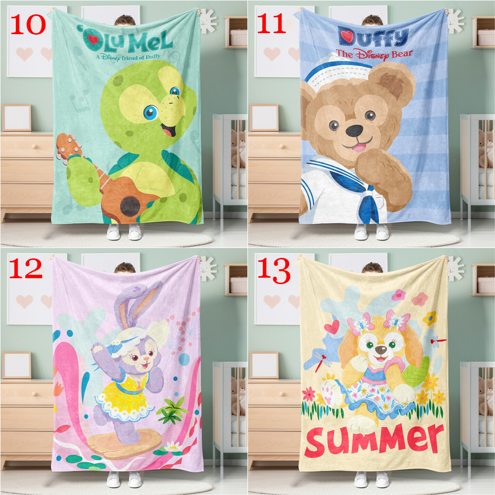 Duffy and Friends Flannel Blanket One Side Printing StellaLou
