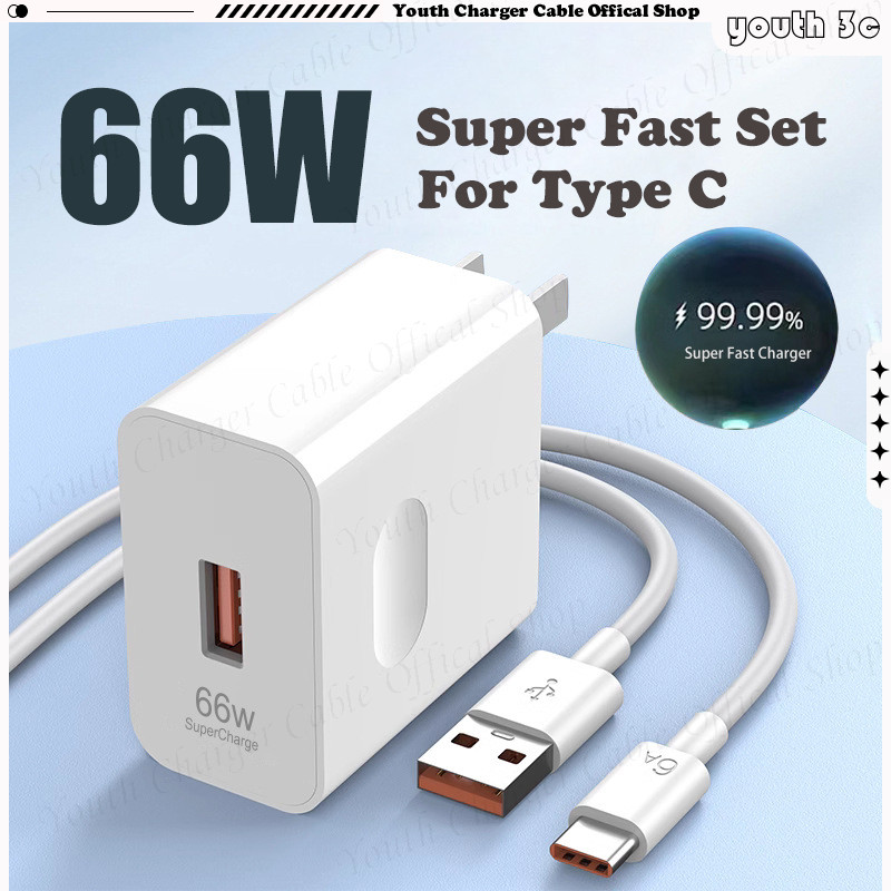 66W Super Flash Charger US Plug Fast Charger Power Adapter For Type C ...