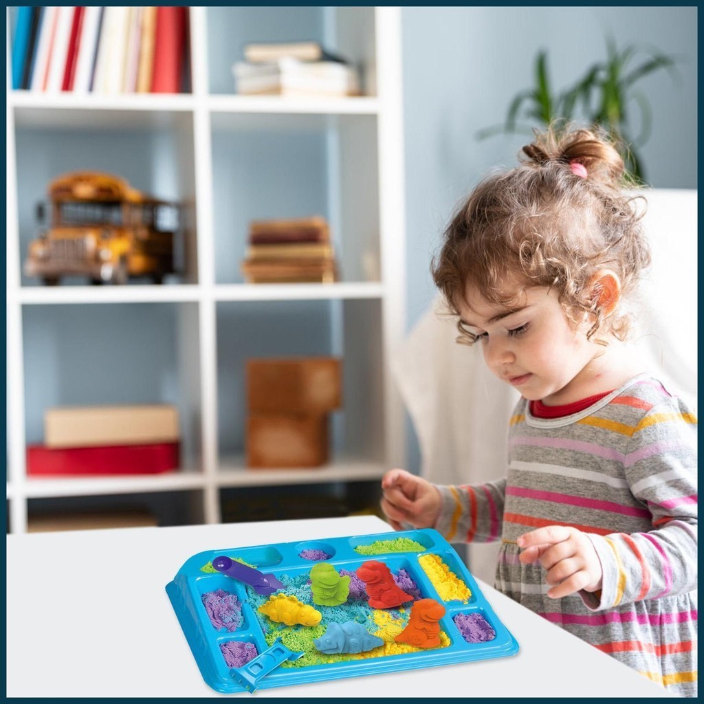 Sand Sensory Toy Pretend Play Funny Sand Toy Easy to Clean Sand with ...