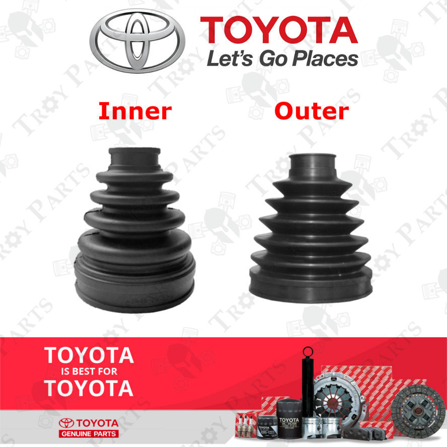 Toyota Drive Shaft Boot Outer / Inner Ipsum ACM21 2.4 Estima ACR30 ...