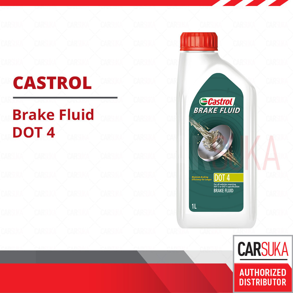 Castrol Brake Fluid DOT 4 Synthetic Glycols and Borate Ester (1L