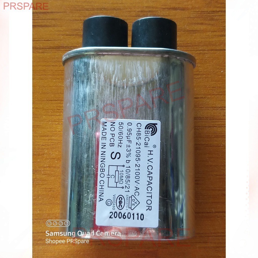 LAZ SHARP ORIGINAL 1306 0.95UF 2100KV CAPACITOR MICROWAVE R207EK HIGH ...