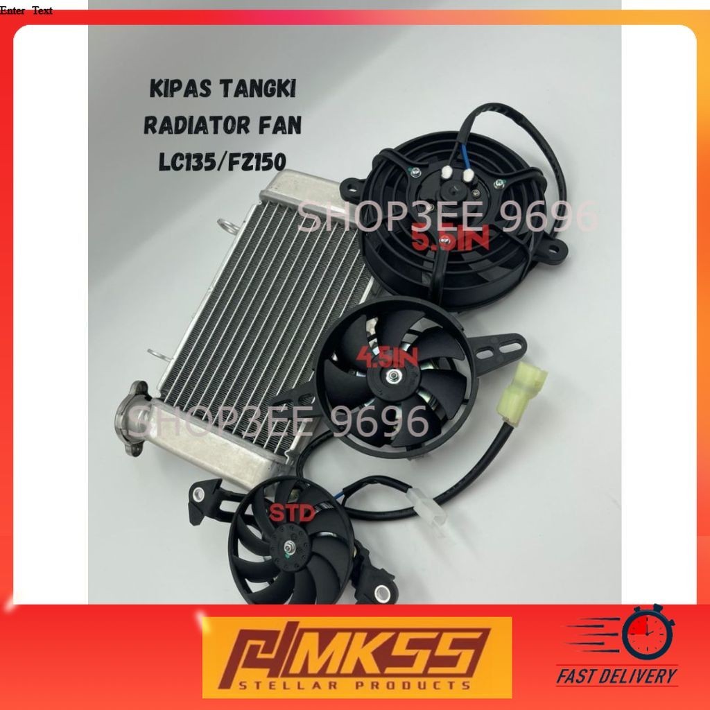 MKSS LC135 FZ150 FZ 150 LC 135 YAMAHA KIPAS RADIATOR RACING RADIATOR ...