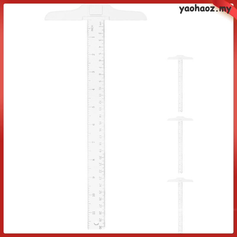 4 Pcs Drafting Ruler Shirt Woodworking Measuring Tool Scribing ...