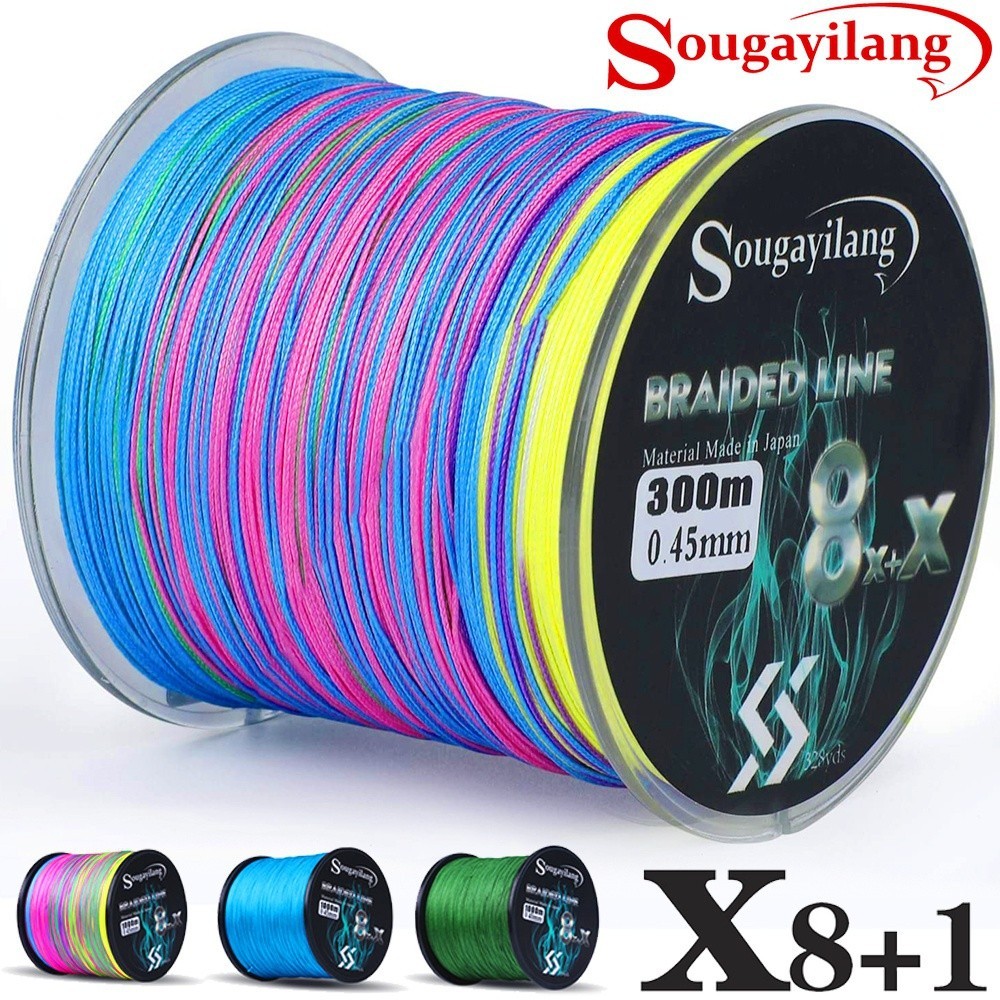 Sougayilang 9 strands strong pe fishing line strong abrasion resistance ...