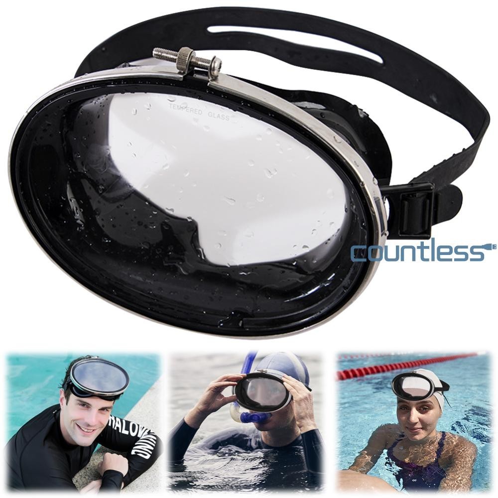 FE HD Waterproof Silicone HD Tempered Glass DiveMask AntiFog