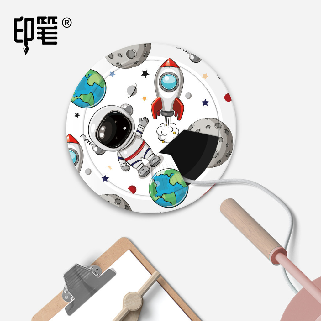 [1-2 Days Shipping] Computer Desk Threading Hole Cover Plate Decorative ...