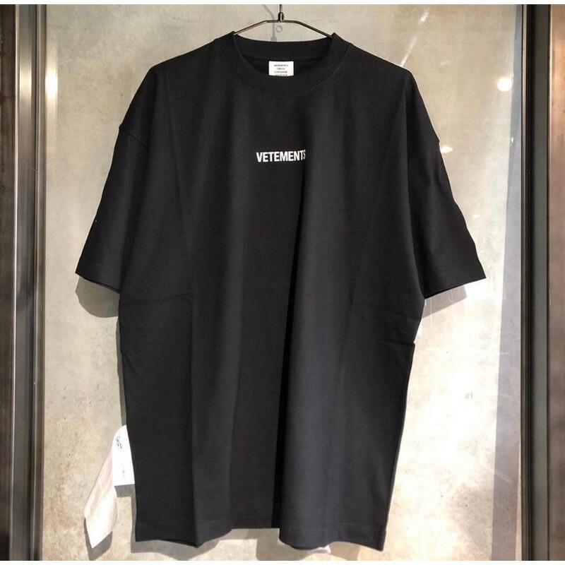 2020 Vetements 2020 Logo Embroidery Big Washing Label Outside Women Men ...