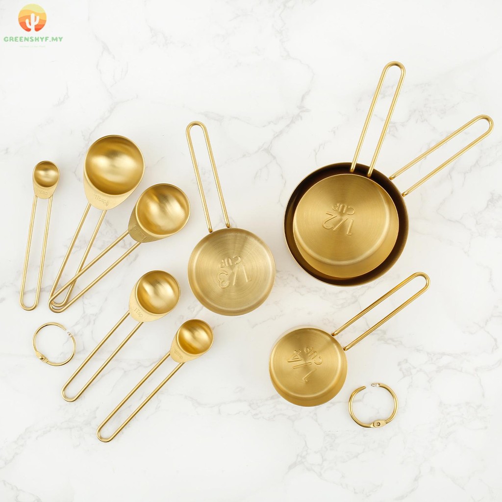 Golden 304 Stainless Steel Round Pen Holder - Nordic Style