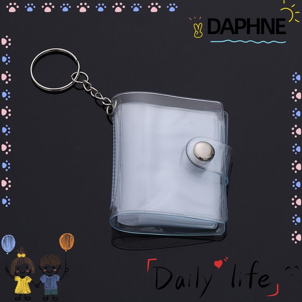 Daphne-home 3pcs Photos Holder, Transparent Pvc Mini Photo Albums 