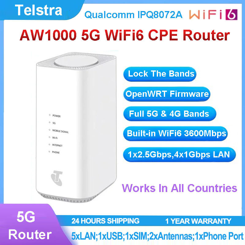 Telstra Arcadyan AW1000 5G WiFi6 CPE Router Modified Unlimited Hotspot ...