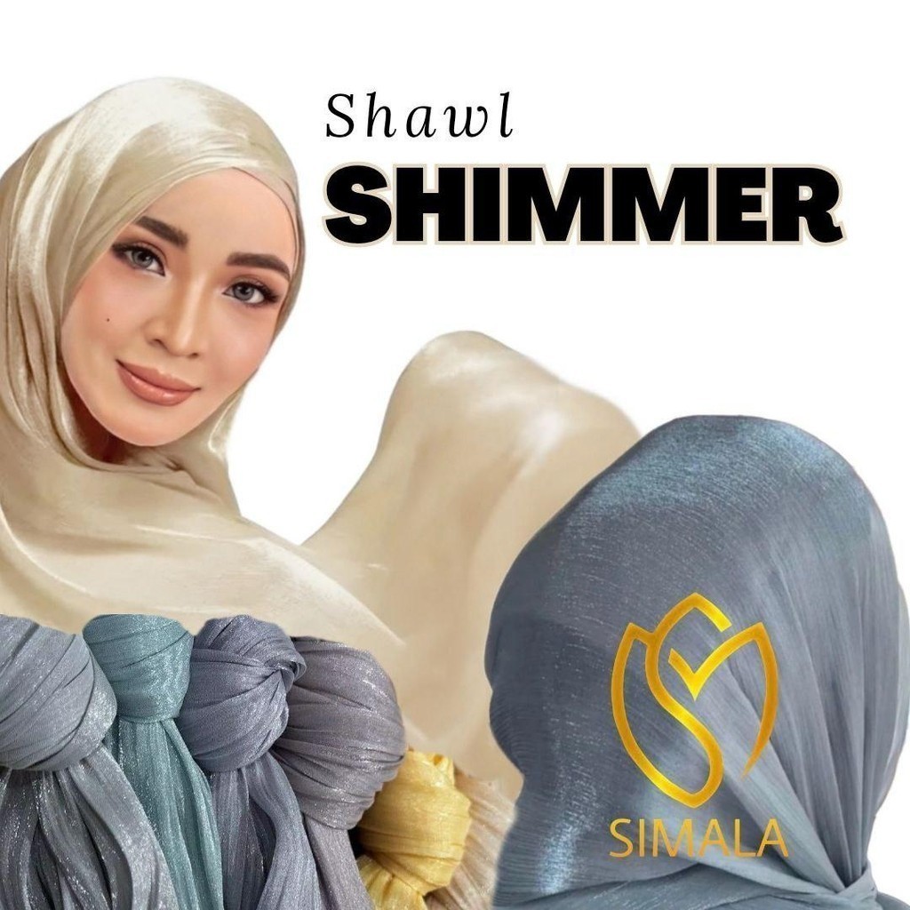 Shawl Shimmer Silk Exclusive | Shopee Malaysia