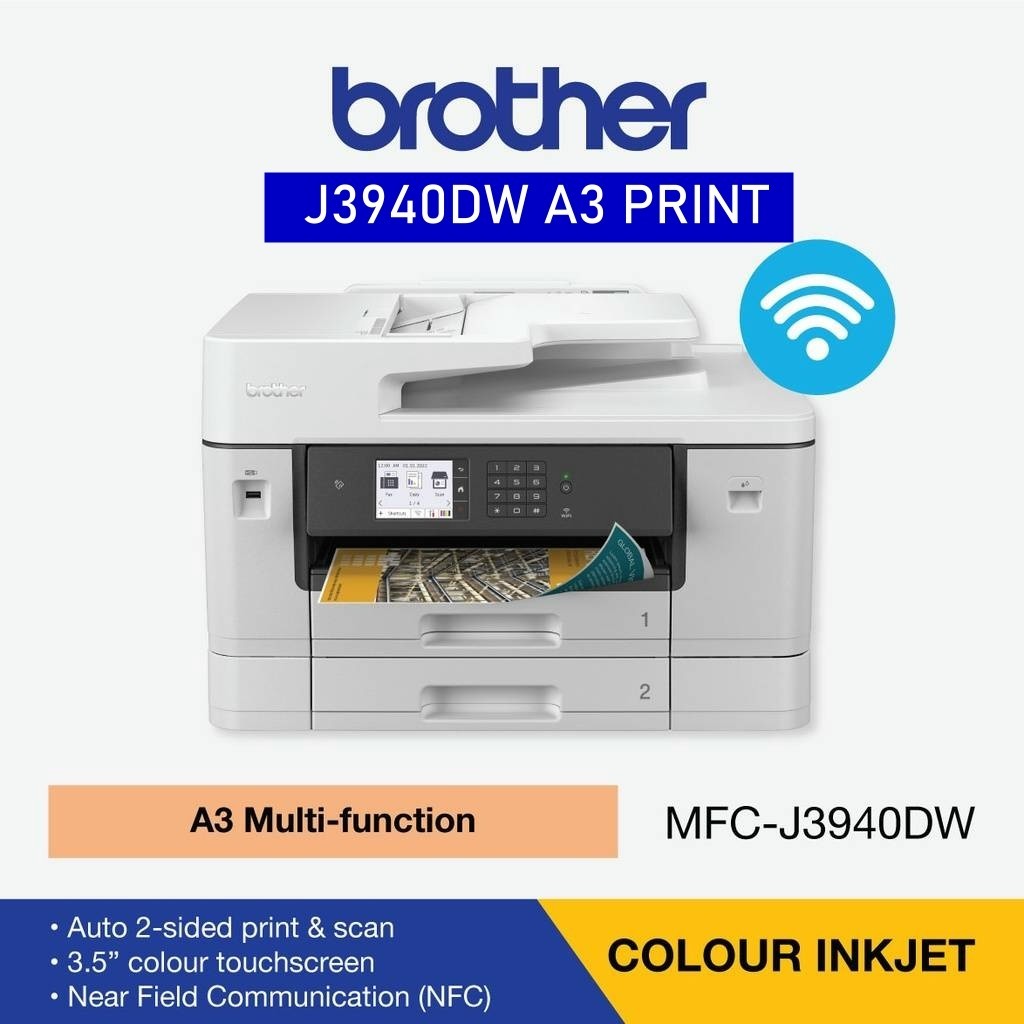 BROTHER MFCJ3940DW J3940DW MFCJ3930DW J3930DW A3 PRINTER INK BENEFIT