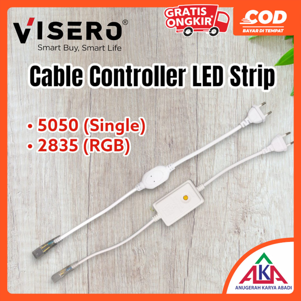 Visero Socket / Socket Controller LED Strip 5050 / 2835 Single / RGB 8 ...