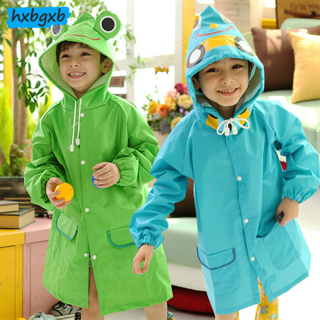 kids rainwear Kids Rain Coat Adjustable Waterproof Unisex Children Rainwear with Pockets  Folding Portable Long Sleeve Hoodie | Shopee Malaysia