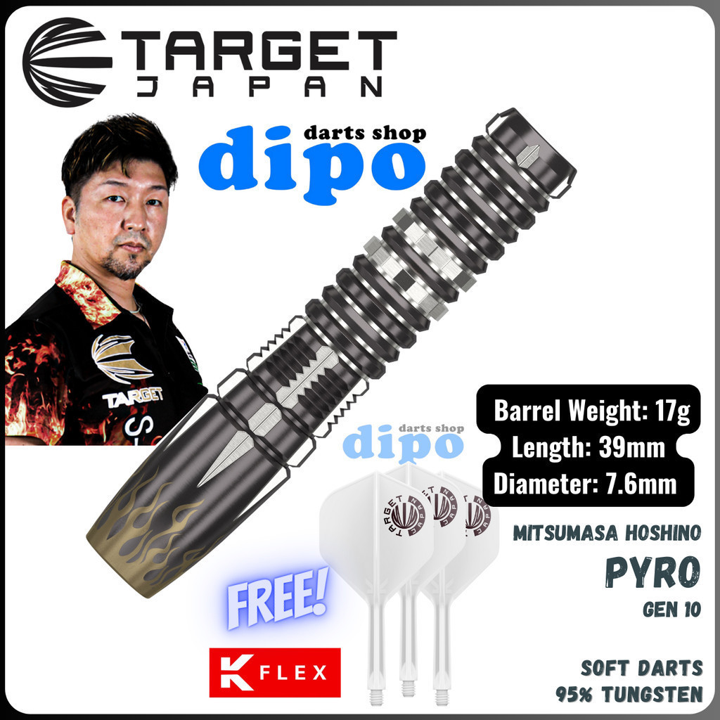 TARGET PYRO Gen 10 (Mitsumasa Hoshino model) - TARGET Soft Darts ...