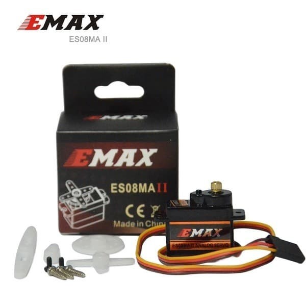 4PCS EMAX ES08MA II 12g Mini Metal Gear Analogico Servo Motor - Foto 7