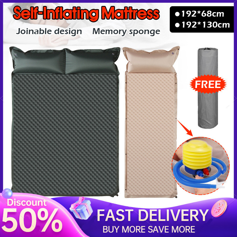 [Free pump] Folding Inflatable bed Airbed Mattress tilam angin camping ...