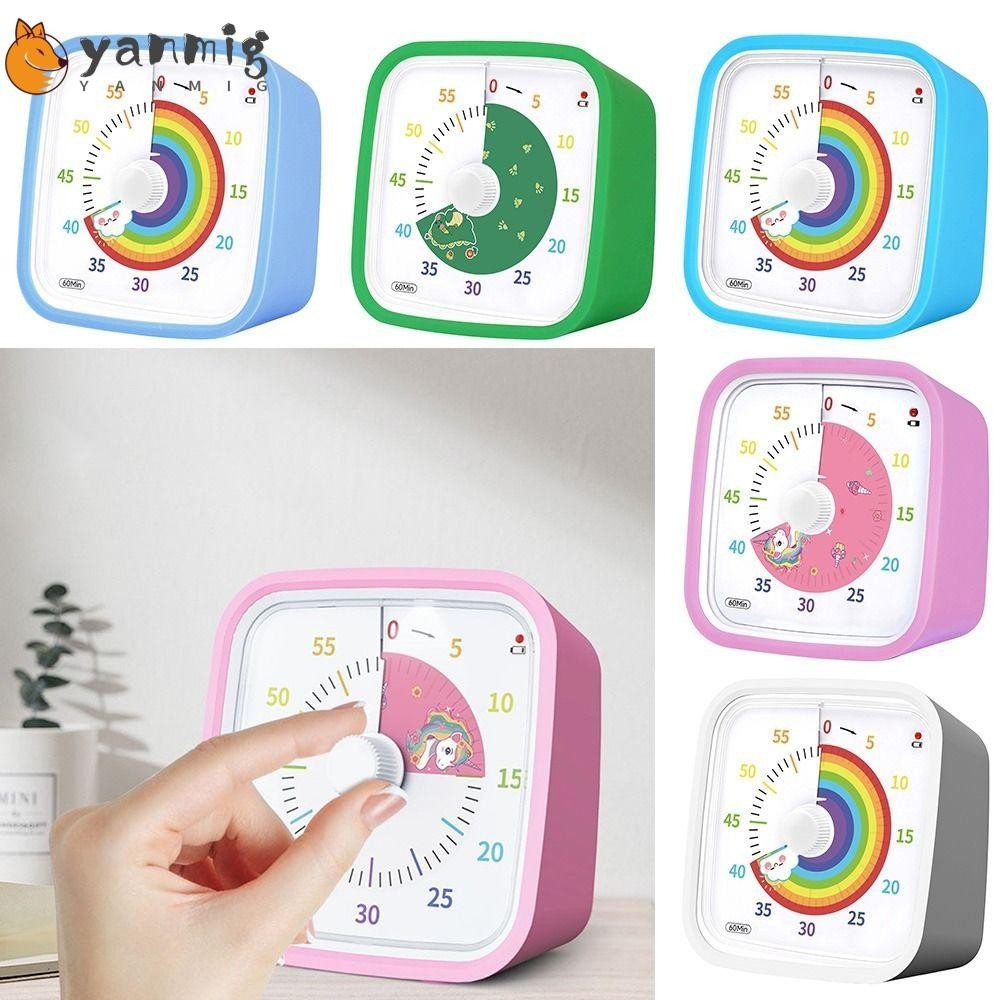YANMIG Visual Timer, 60 Minute Silent Classroom Timer, Cute Time ...