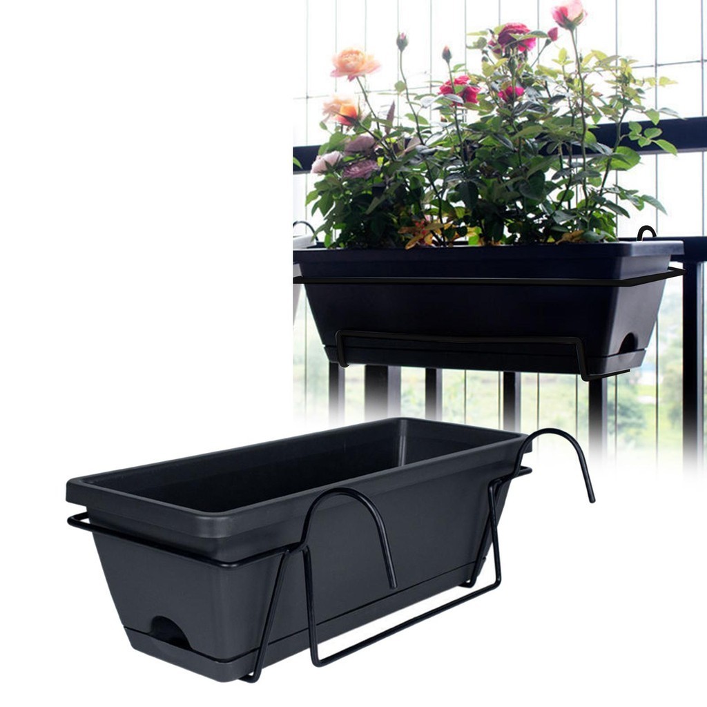Window Box Planter Hanging Railing Planter for Balcony Railing Hanging ...