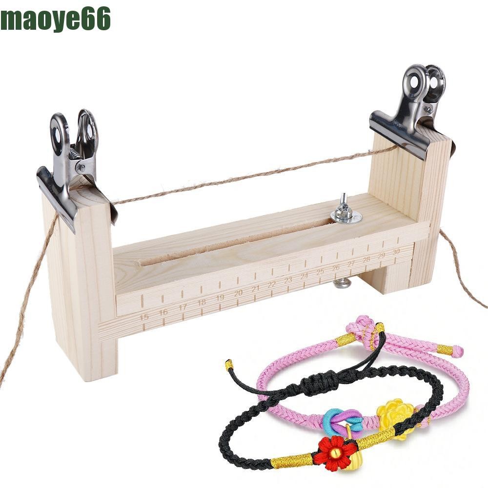MAOYE Rope Braiding Tool Handcraft Adjustable Frame with Clamps ...