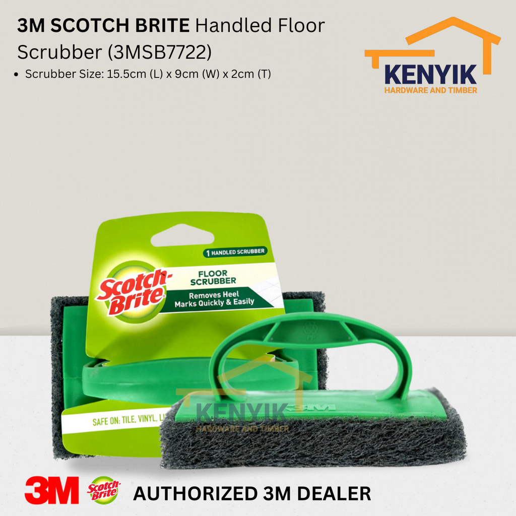3M SCOTCH BRITE Handled Floor Scrubber (3MSB7722) Shopee Malaysia