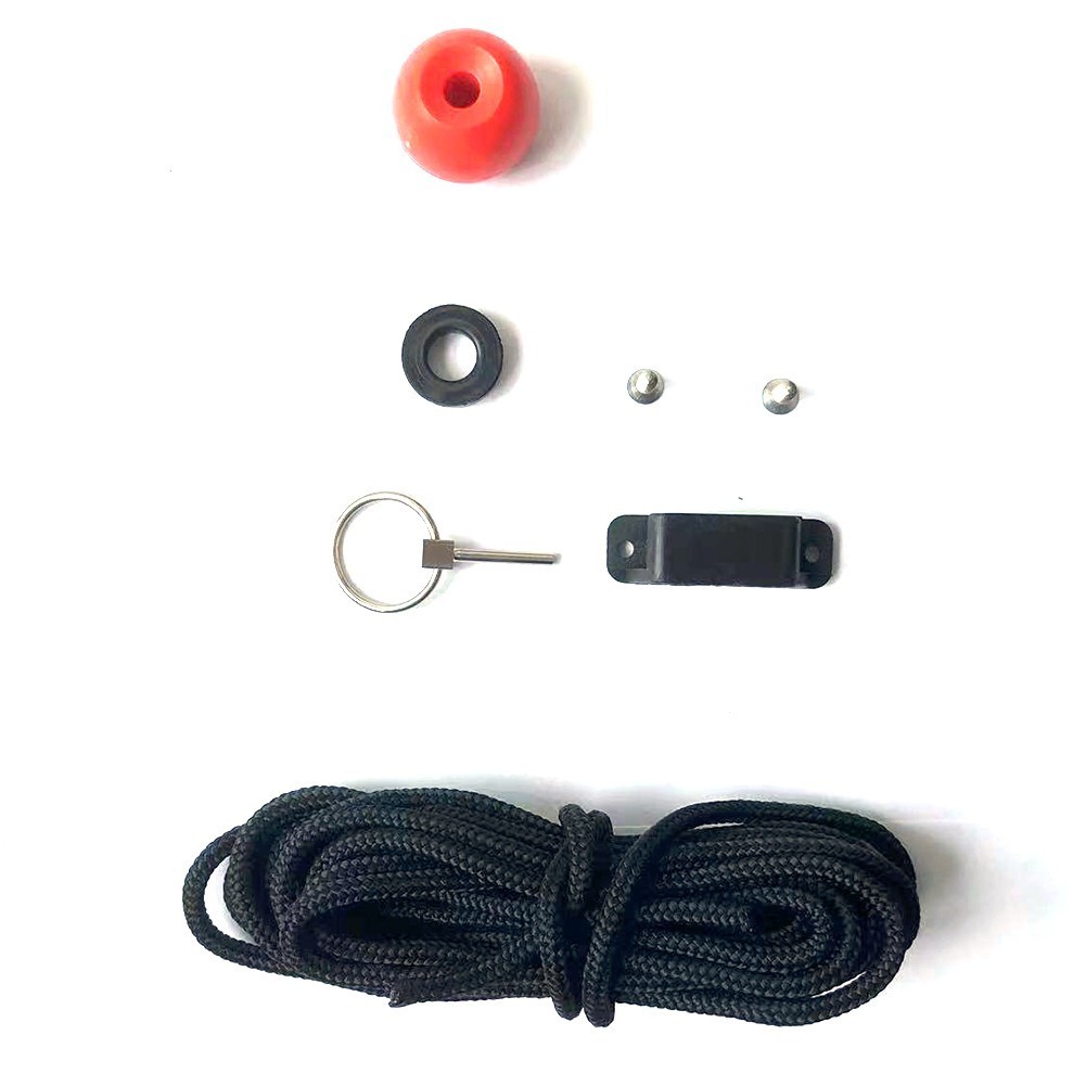 Folding Boat Rudder Aluminum Canoe Rudder With Control Lines - Foldable ...