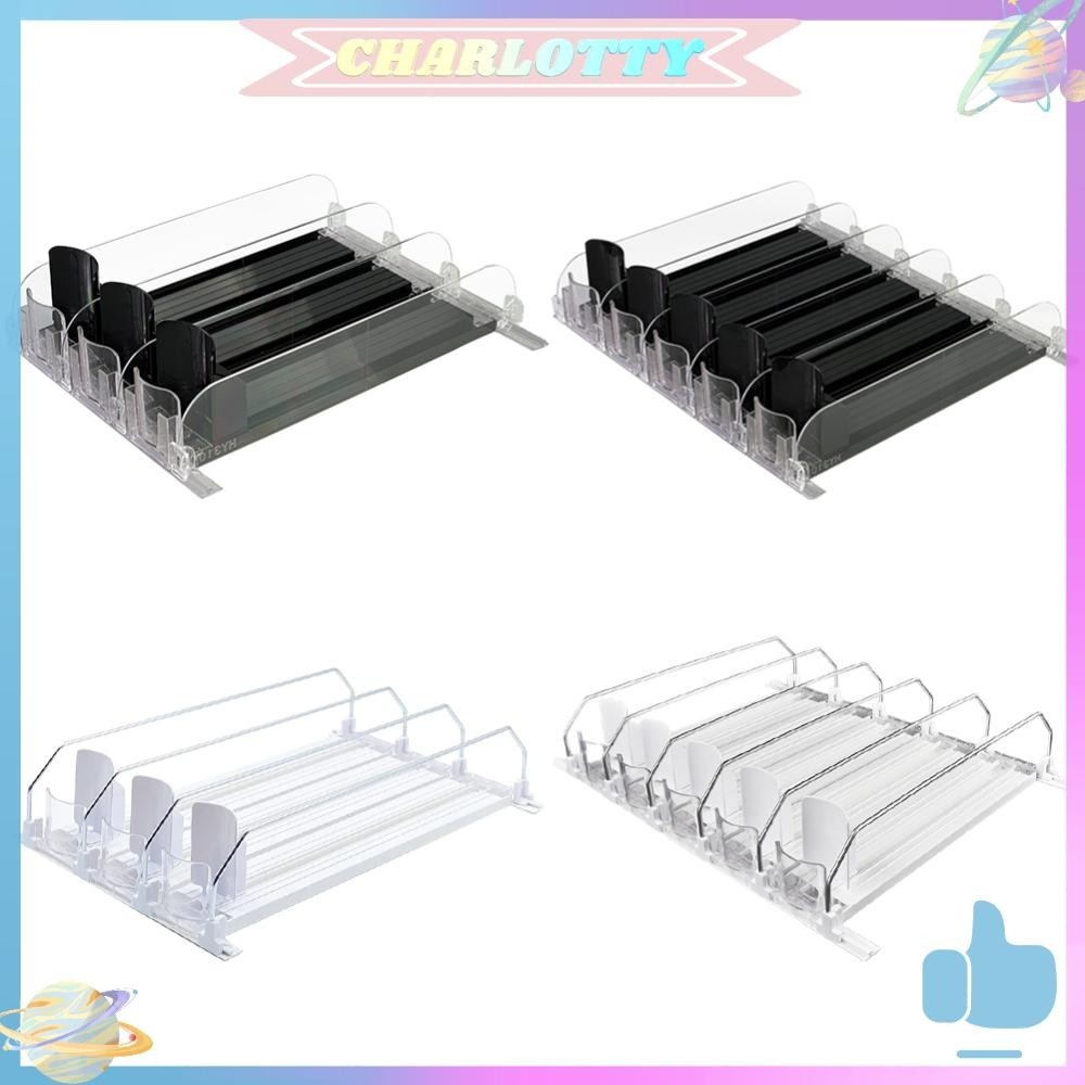 CHA Drink Pusher Shelf Organizer Fridge Glide Rack Automatic Beverage ...