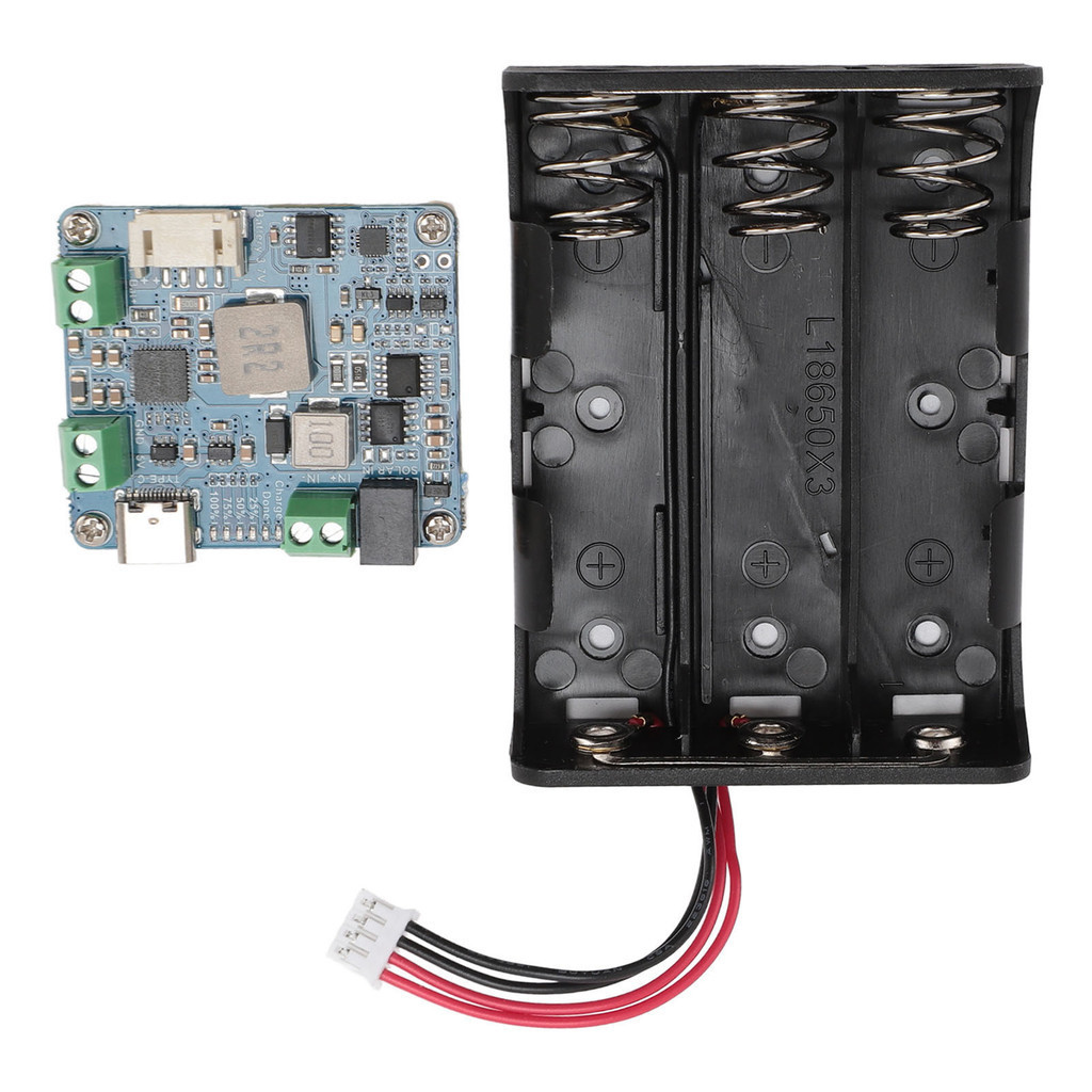 Manager Per Energia Solare - Compatibile Con Pannelli 6V-24V, Supporta 3 Batterie 18650 - Foto 6