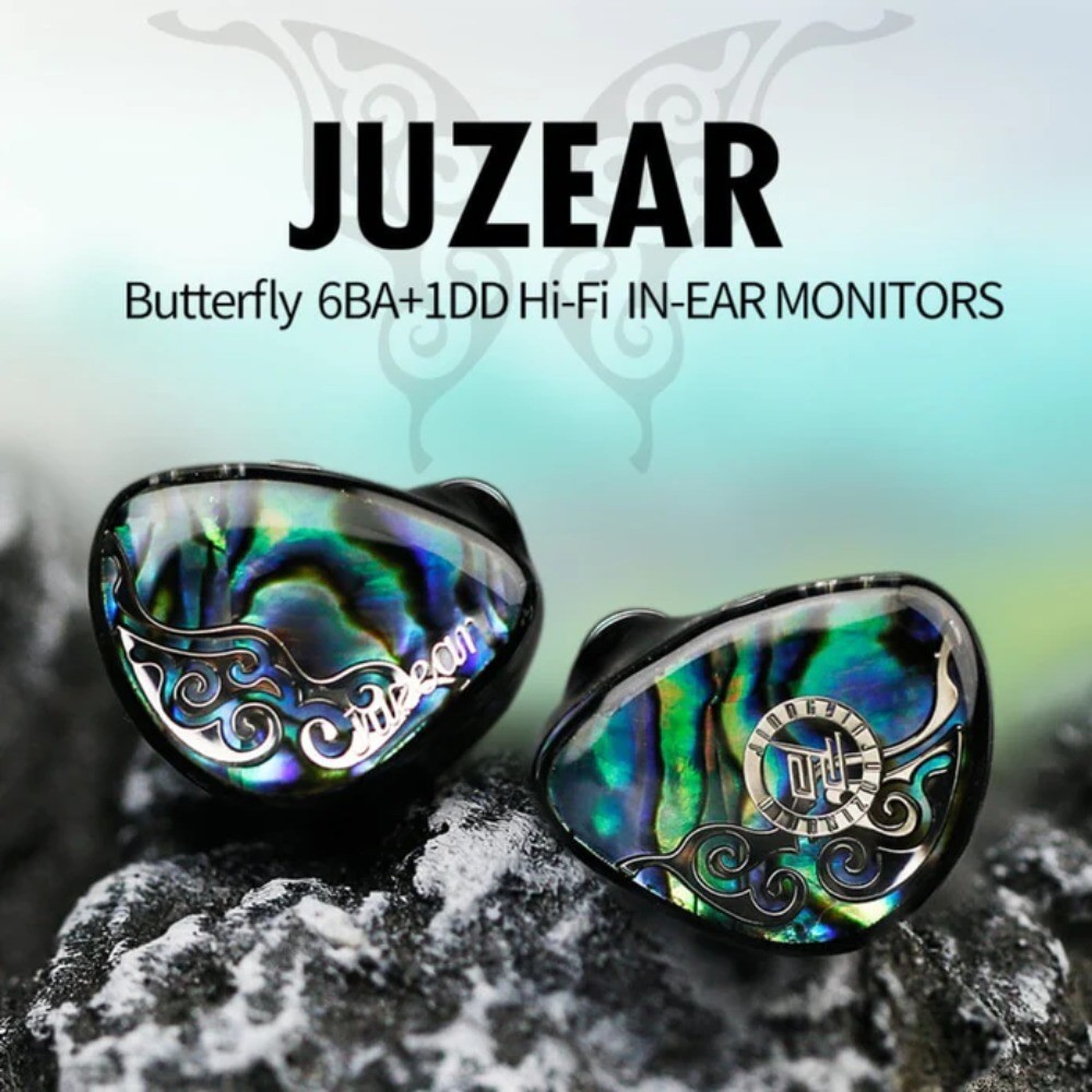 3д Империя Hi JUZEAR Butterfly 61T 6BA+1DD Hi-Fi in-Ear Monitors Earphones 6N OFC Cable 3D-printed  DLP Technology | Shopee Malaysia