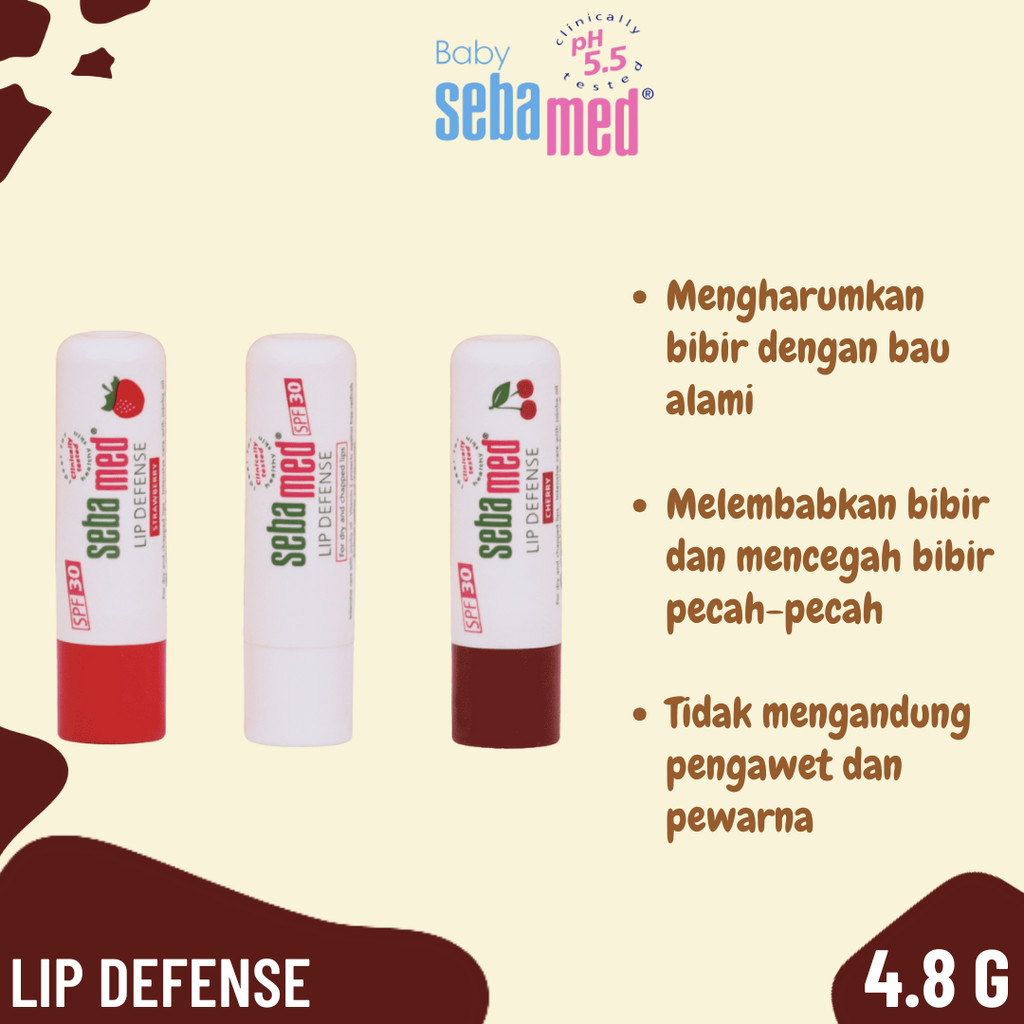 Sebamed Lip Defense SPF 30 - Lip Moisturizer - Lip Balm | Shopee Malaysia