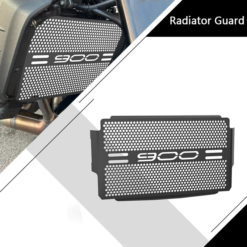 Copriradiatore Moto DMAIS Per Yamaha Tracer 9/900/MT-09/XSR900 | Griglia In Alluminio Nero
