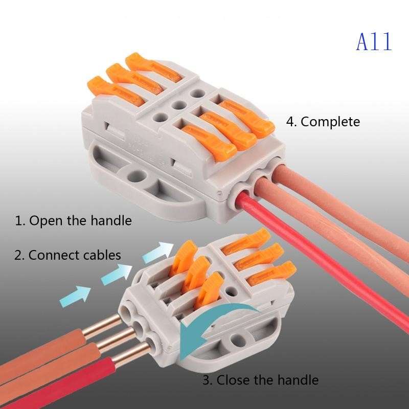 All Electrical Wire Butt Joint Connector Quick Insulation Terminal ...