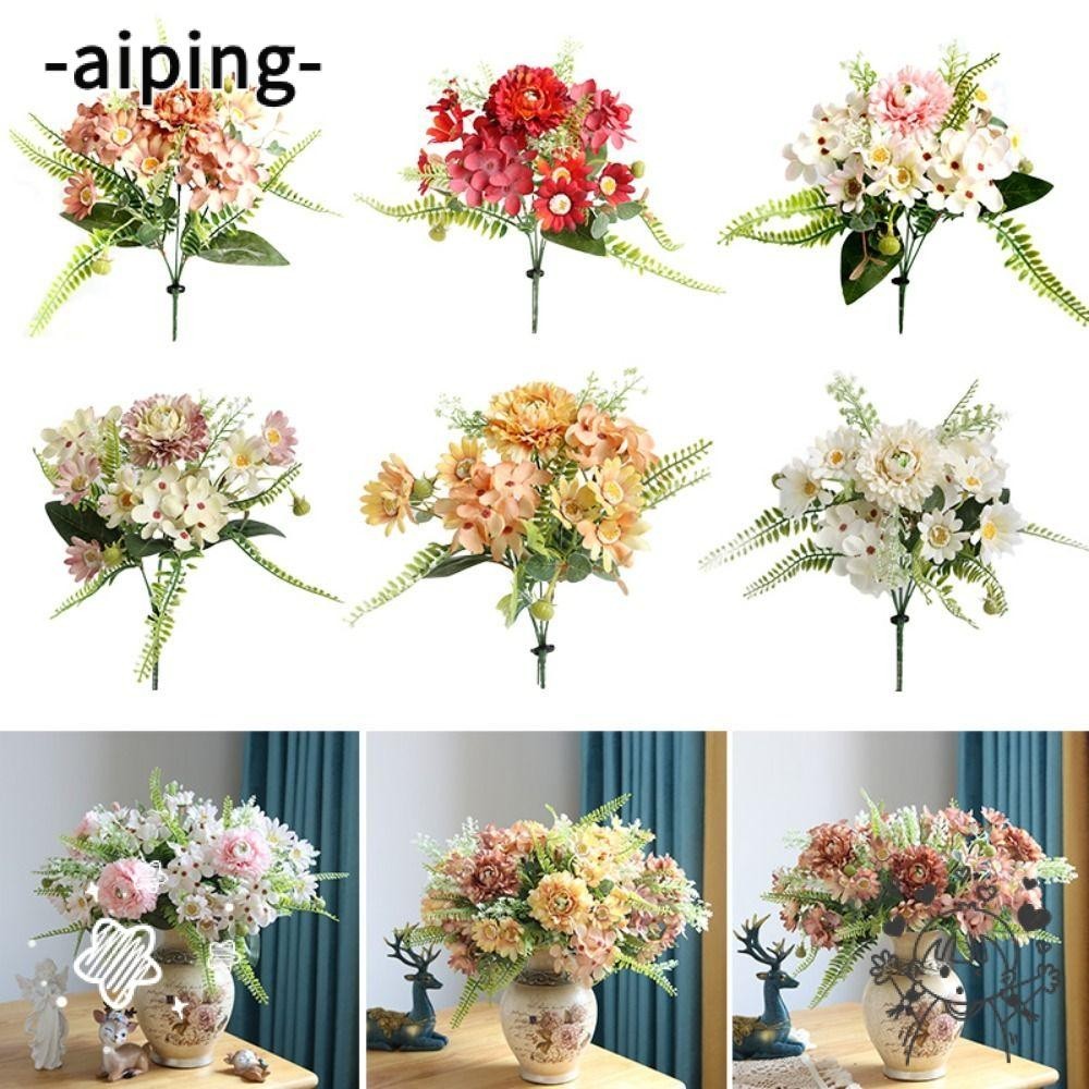 AIPING1 Artificial Flowers Bunch Gift Home Decoration Party Supplies ...