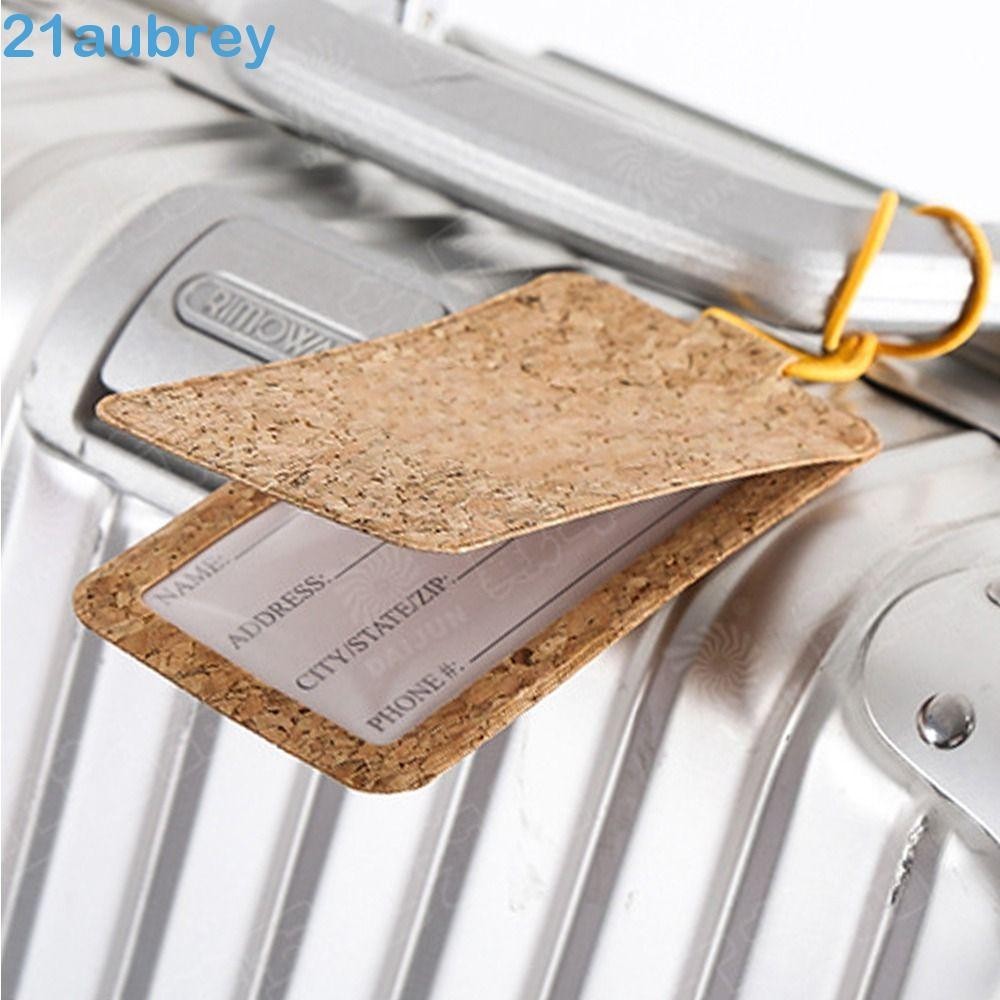 AUBREY1 Baggage Name Tags, Boarding Pass Address Label PU Luggage Tag