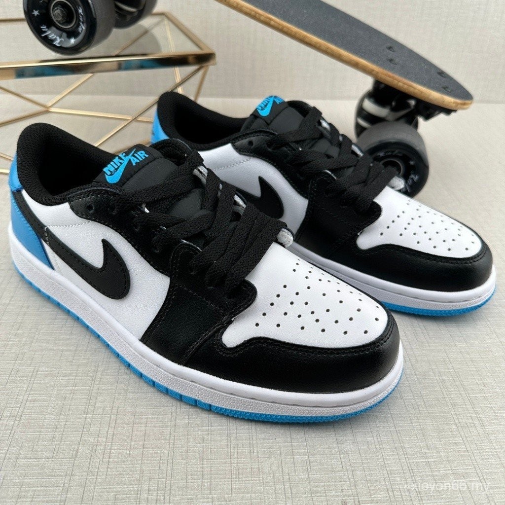 Air Jordan 1 Retro Low OG 'UNC' White/Dark Powder Blue/Black CZ0790 ...