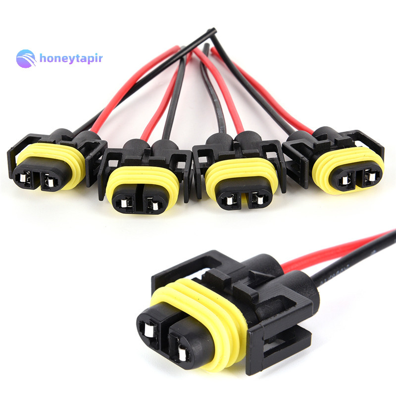 honeytapir 2pcs H11 H8 Headlight/Fog Lamp Female Adapter Harness ...