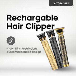Hair Clipper Rechargeable Hair Trimmer Men Beard Trimmer Cutting Machine Cutter Shaver Cordless Mesin Rambut T9 KM-T10