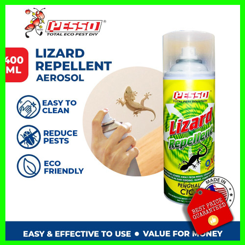 Pesso Lizard Repellent Aerosol Spray (400ml) for Pest Control of ...