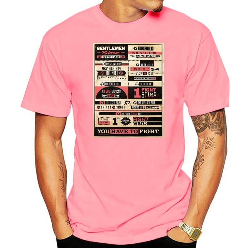 Fight Club Rules T Shirt Movies Fight Club Quote Brad Pitt Tyler Durden
