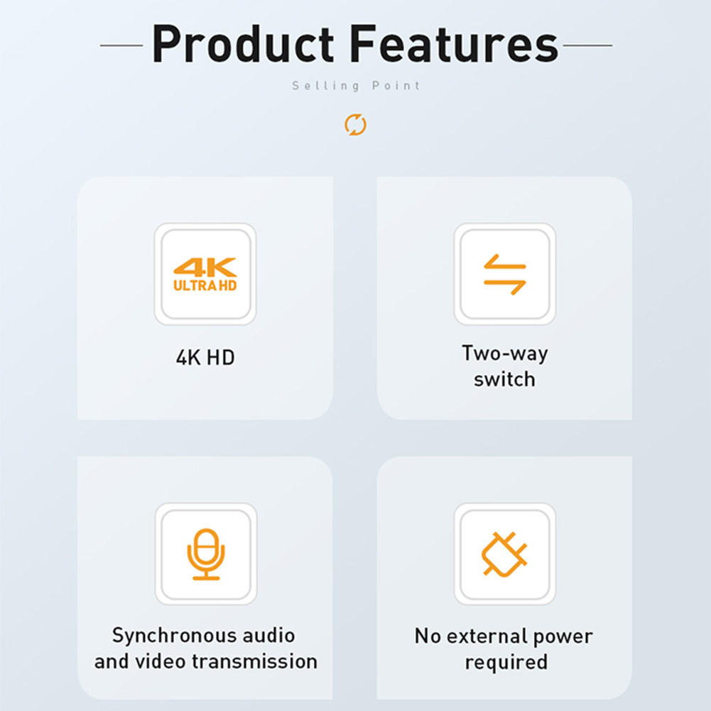 Matrix Bi-Directional 4K HDMI-compatible Switch Switcher Splitter ...