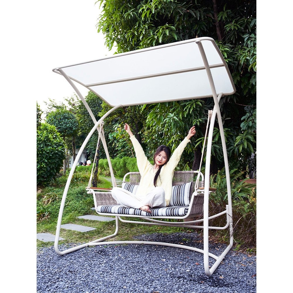 Swing Outdoor Courtyard Garden Cradle Chair Hanging Chair Outdoor ...