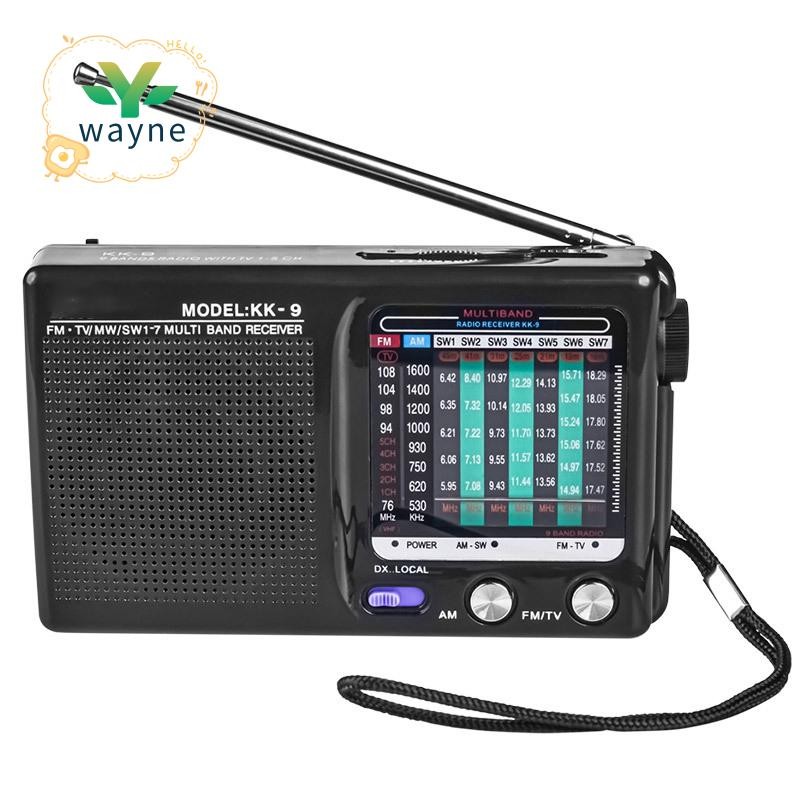 AM/FM/SW Portable Radio Operated for Indoor, Outdoor & Emergency Use ...