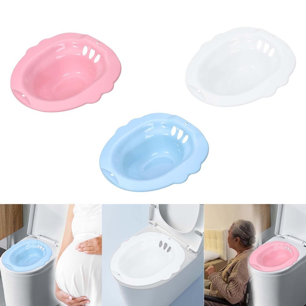[zcksekk] Toilet Sitz Bath Bidet, Women ,Elderly, Portable, Hangable