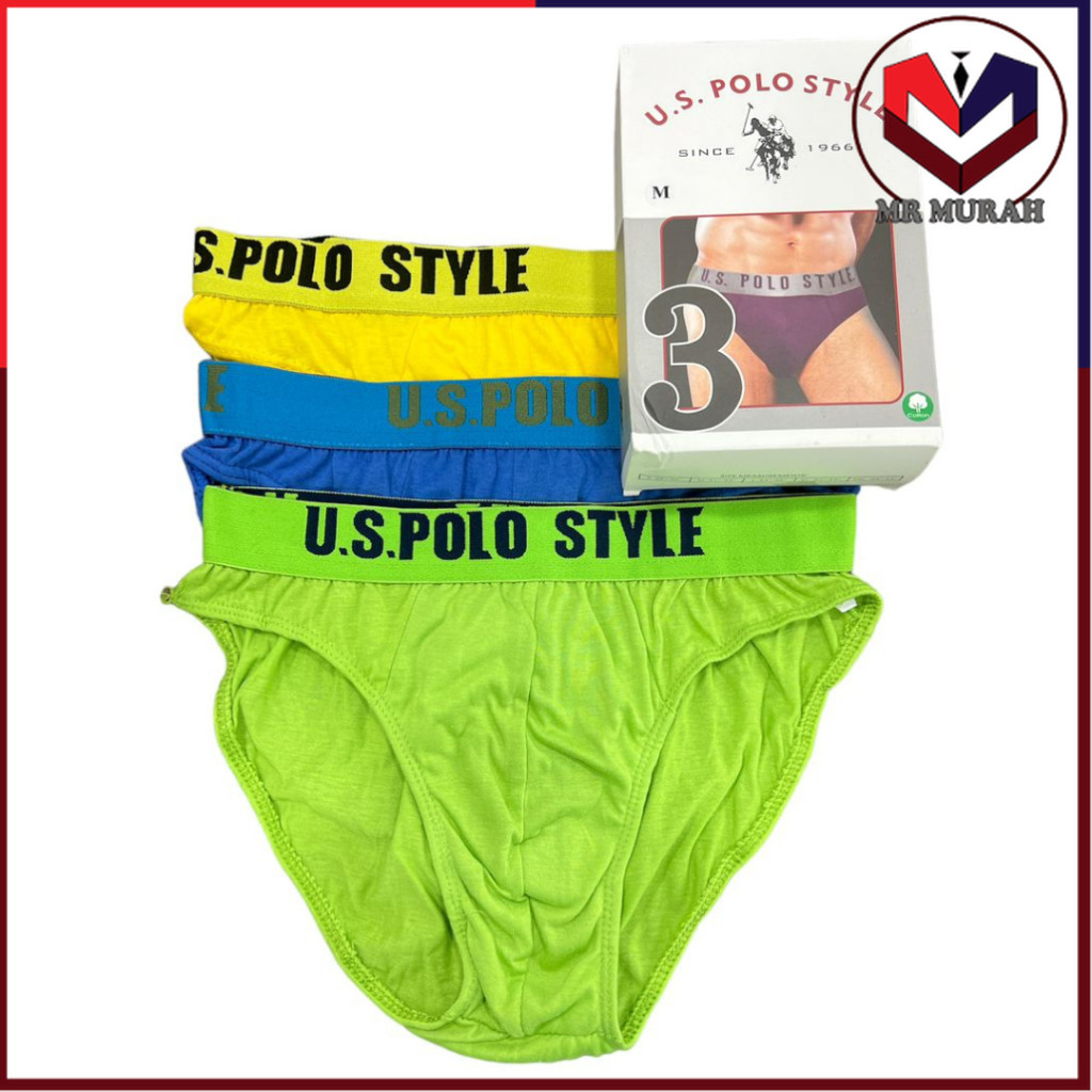 Mr Murah 3helai 1 Box ] Harga Borong Fila Men Brief Underwear