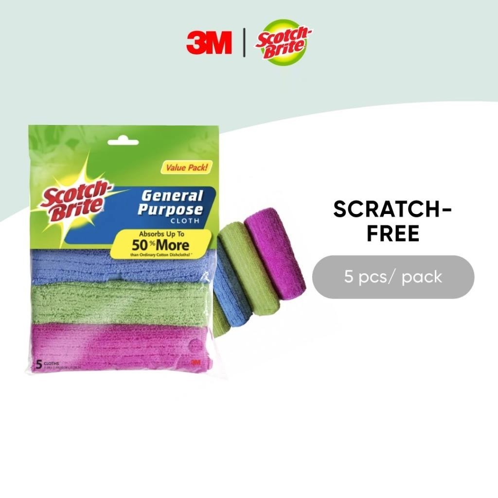 3M ScotchBrite General Purpose Microfiber Cloth Super Absorbent