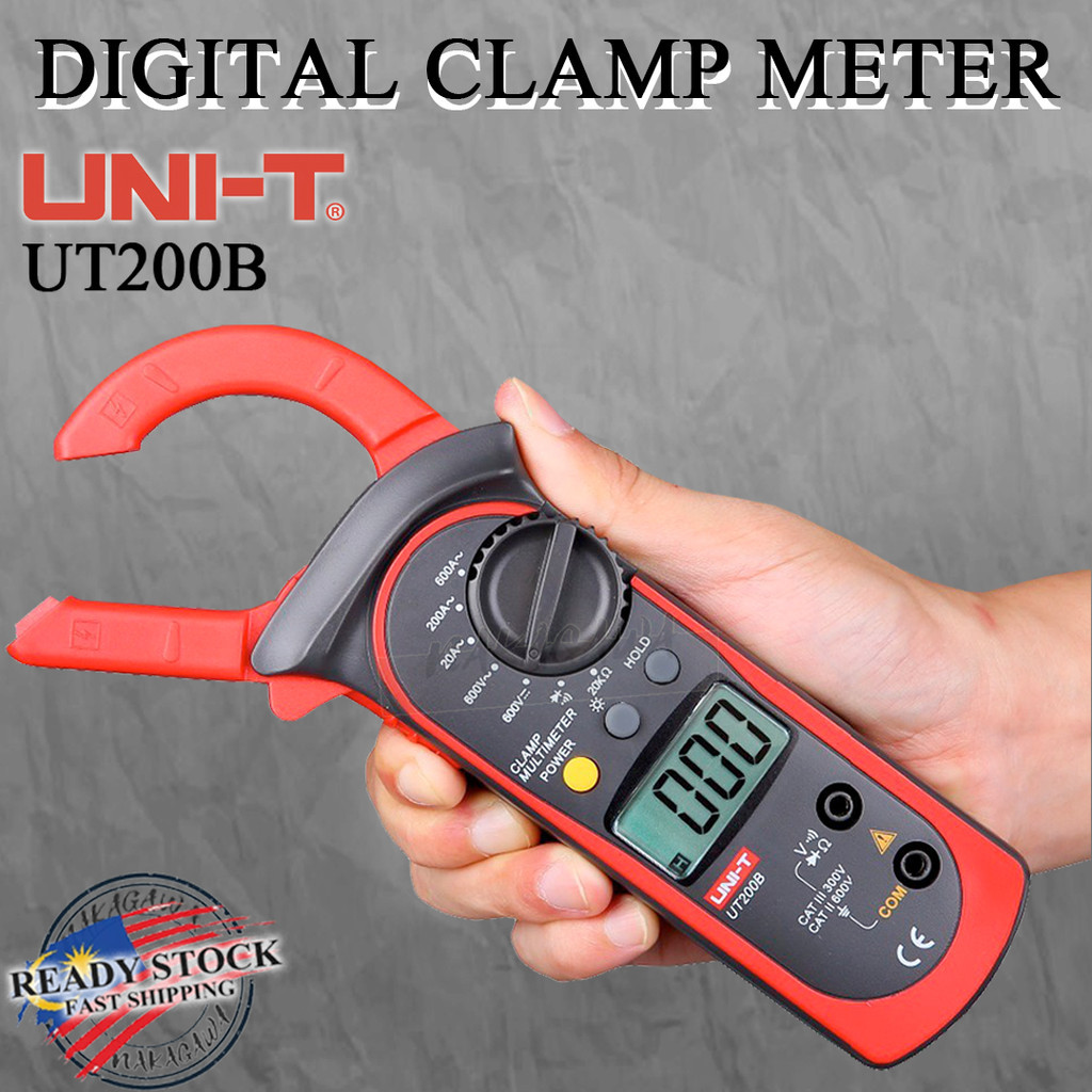 UNI -T UT200B DIGITAL CLAMP MULTI METER | Shopee Malaysia
