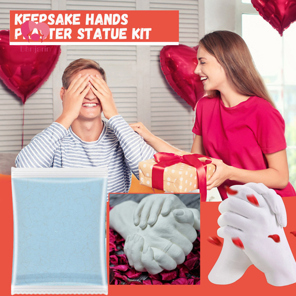 Banjarin Family Handprint Keepsake Handprint Casting Kit Personalized ...